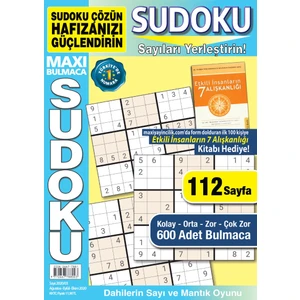 Maxı Bulmaca Sudoku Sayı 2020/03