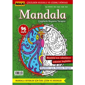 Mandala Çizgilerle Boyama Terapisi 2020/02