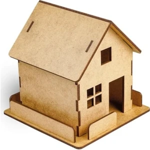 3D Ahsap Maket Çiftlik Evi