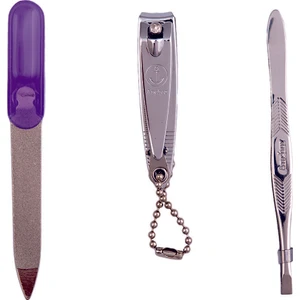 Cımbız + Törpü + Tırnak Makası 3'lü Bakım Seti