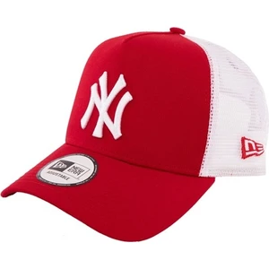 New Era Şapka - Clean Trucker New York Yankees Scarlet/optic White