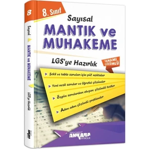 Ankara Yayıncılık 8.Sınıf  LGS Sayısal Muhakeme Mantık Çözümlü Soru Bankası
