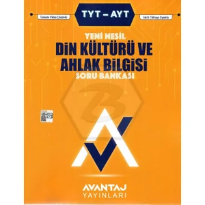Avantaj Yayınları TYT-AYT Din Kültürü ve Ahlak Bilgisi Soru Bankası