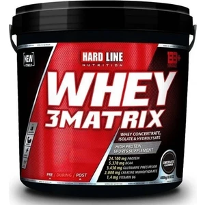 Hardlıne Whey 3matrıx 4000 gr Çilek Aromalı