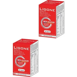 Ligone Beta-Glucan Probiotic Multivitamin 30 Kapsül-2'li Paket