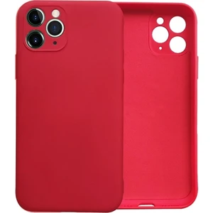 Apple iPhone 11 Pro 5.8" Silikon Kılıf Kamera Korumalı LanSamsungan Kılıf AL-32998 Kırmızı