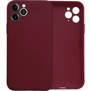 Apple iPhone 11 Pro 5.8" Silikon Kılıf Kamera Korumalı LanSamsungan Kılıf AL-32998 Bordo
