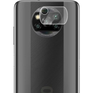 Xiaomi Poco X3 Tempered Cam Kamera Koruyucu AL-33133 Şeffaf
