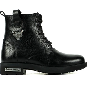 Hammer Jack Deri Siyah Flooter Kadın Bot 102 15200-G