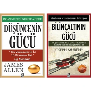 Bilinçaltının Gücü - Düşüncenin Gücü 2 Kitap Set