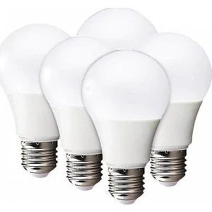Led Ampul 9 W Beyaz Işık 5'li