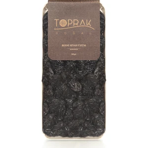 Toprak Doğal Siyah Besni Üzüm 200 G Adıyaman Çekirdekli Siyah Kuru Üzüm-Çekirdekli Kan Üzümü - Siyah Üzüm