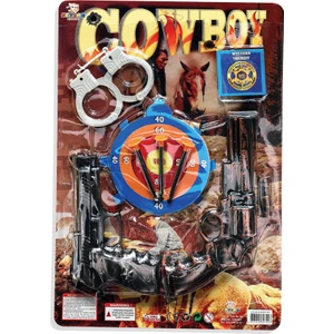 Hedefli 2 Silahlı Kovboy Seti