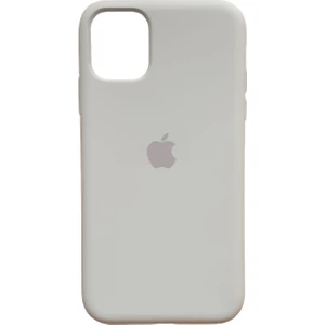 Apple iPhone 11 Pro Max Logolu Lansman Kılıf Gri