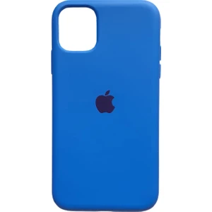 Apple iPhone 11 Pro Max Logolu Lansman Kılıf Mavi