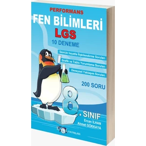 İdol Yayınları 8.Sınıf Fen Bilimleri Performans 10'Lu Deneme