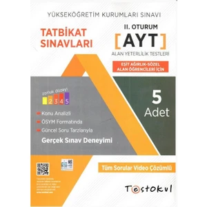 Test Okul Yayınları YKS-AYT Eşit Ağırlık Paket Deneme Sözel 5'li