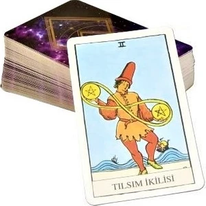 Tarot Kartları 78 Kart Gizem Temalı Eğitici Oyun 12 Yaş ve Üstü İçin