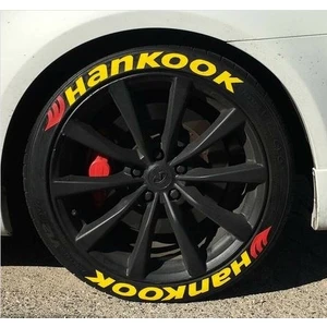 Ps Stickers Lastik Yazısı 8xli Hankook Stıker 1.sınıf Kalite Solmaz