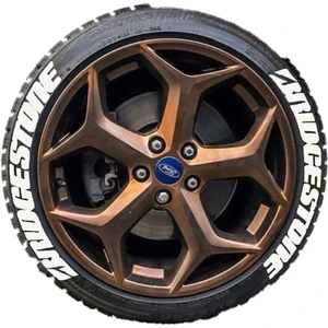 Ps Stickers Lastik Yazısı 8xli Brıdgestone 1.sınıf Kalite Solmaz Stıker