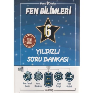 Deniz Yıldızı Yayınları 6. Sınıf Fen Bilimleri Yıldızlı Soru Bankası