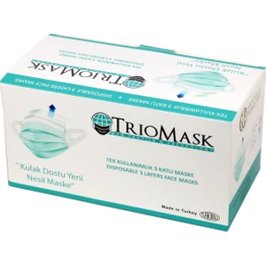 Yeni Nesil Kulak Dostu Medikal Maske 3 Katlı