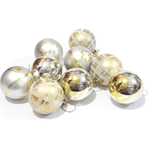 Fun World Desenli Yılbaşı Ağacı Süsü 9'lu