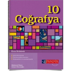 10 Sınıf Coğrafya Defteri Konu Anlatımlı