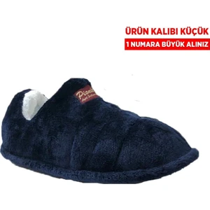 Lacivert Kadın Ev Ayakkabısı Panduf