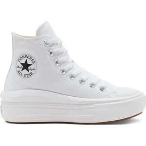 CONVERSE Chuck Taylor All Star Move Platform 568498C Unisex SİYAH/FİLDİŞİ/BEYAZ Günlük Sneaker Ayakkabı