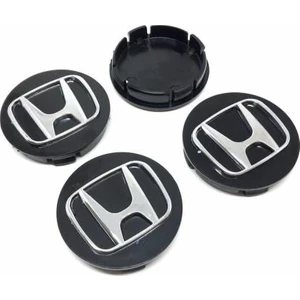 Özdemir Aksesuar Honda Kromlu Geçme Jant Göbeği Siyah 4'lü 55MM