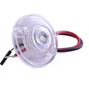 Mini Round Yuvarlak LED Lamba Tek LED Su Geçirmez 12/24 Volt 10 Adet