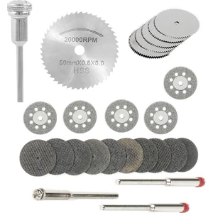 Mini Grinder Vız Vız Için Kesici Aksesuar Seti Ahşap Metal Plastik Cam Kesme Mini Disk 25 Parça