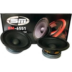 Boschmann Bm - 6551 16 cm 650 Watt Profesyonel Midrange Hoparlör ( 2 Adet ) BM-6551
