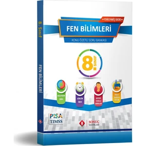 Sonuç Yayınları 8.Sınıf Fen Bilimleri Konu Özetli Soru Bankası