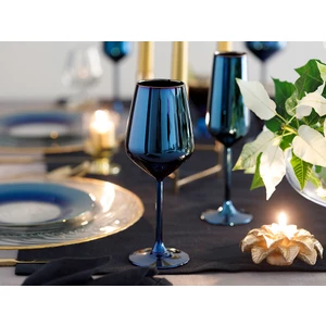 English Home Jade Cam 2'li Kadeh 350 ml Mavi - Lacivert