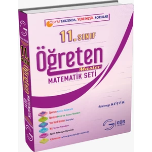 Gür Yayınları 11.Sınıf Öğreten Master Matematik Seti