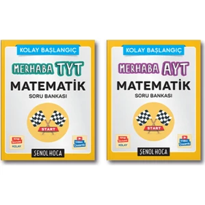 Şenol Hoca Yayınları Merhaba TYT AYT Matematik Soru Bankası Seti