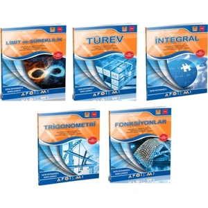 Apotemi Yayınları  Limit, Türev, Integral, Trigonometri, Fonksiyonlar 5'li Set