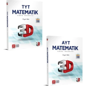 3D Yayınları TYT AYT Matematik Soru Bankası Seti Yeni 2021