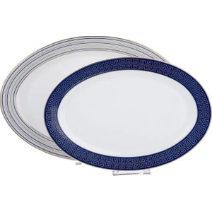 Lucky Art Lyeg 069 Wilhem 2li Oval Servis Tabağı