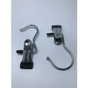 Çiçek Tuhafiye Tek Mandal Krom Metal Askı 10ADET