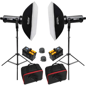 Gdx Lv-Led 350W 2’li Sürekli LED Işık Seti