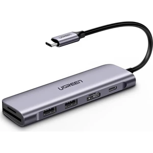 Type-C to HDMI USB 3.0 TF SD PD Dönüştürücü Çok Fonksiyonlu Adaptör