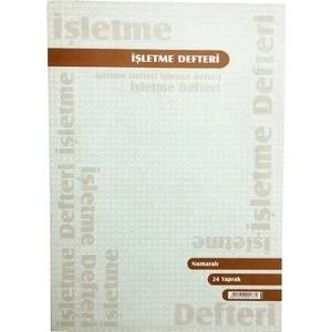 Işletme Defteri Numaralı 24 Yaprak