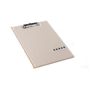 A4 Pvc Double Color Lüks Kapaklı Sekreter Blok Tablası 100 Yaprak Krem
