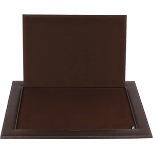 Hilton Garni Kapak İçi Kadife Kaplı Elite Pad Sümen 42 x 55 cm Kahve