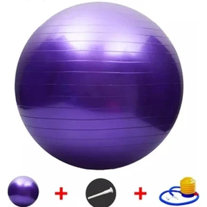 Marka Ithal Pilates Topu 65 cm Anti Burst Pilates Topu Fitilli + Pompa