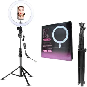 Kuaför Makyaj Çekimleri Ring Light Sürekli 10 Inç Işık 2 m