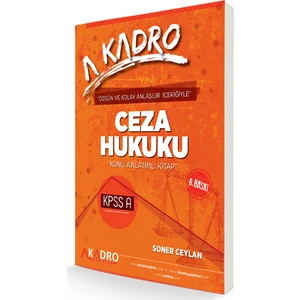 Ceza Hukuku 6. Baskı -2021 - Soner Ceylan